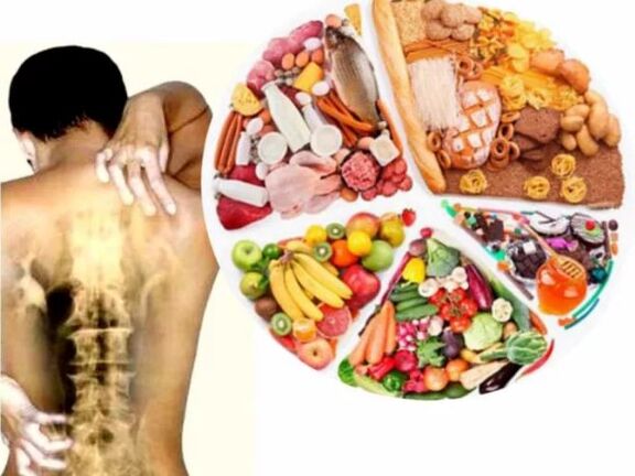 Dieta osteochondrozei